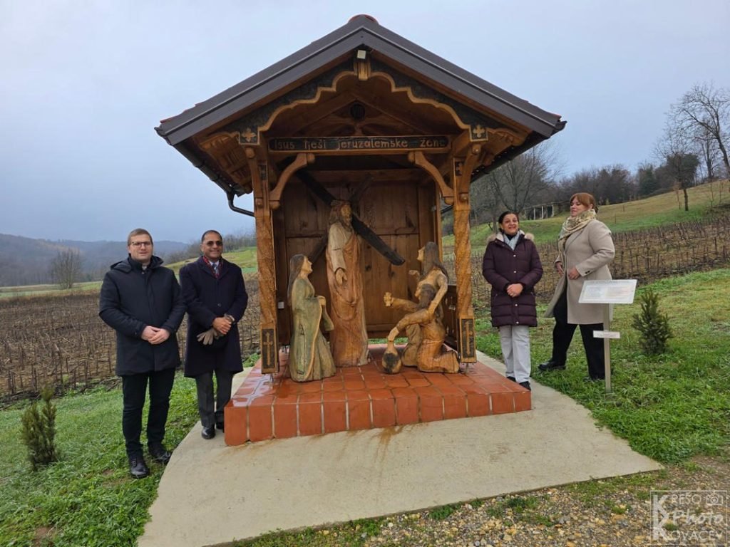 Ambassador Arun Goel visited the spiritual and religious complex Podravski Jeruzalem in Čepelovac. His host in Podravski Jeruzalem was the parish priest Ivica Gladoić.
