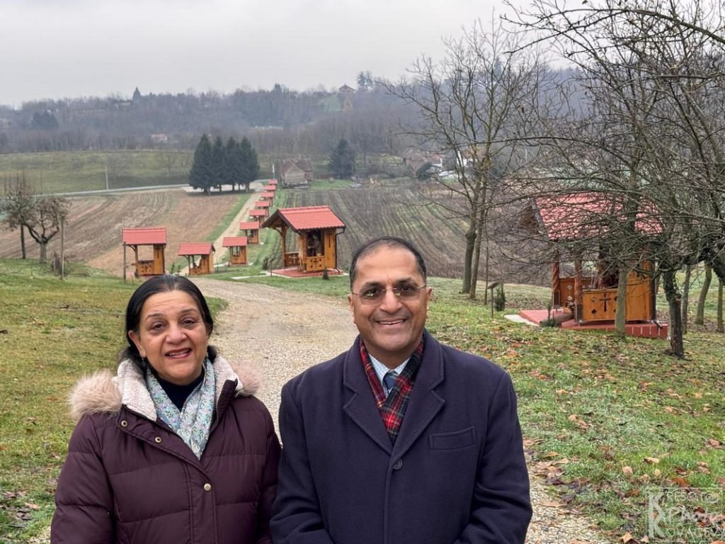 Ambassador Arun Goel visited the spiritual and religious complex Podravski Jeruzalem in Čepelovac. His host in Podravski Jeruzalem was the parish priest Ivica Gladoić.