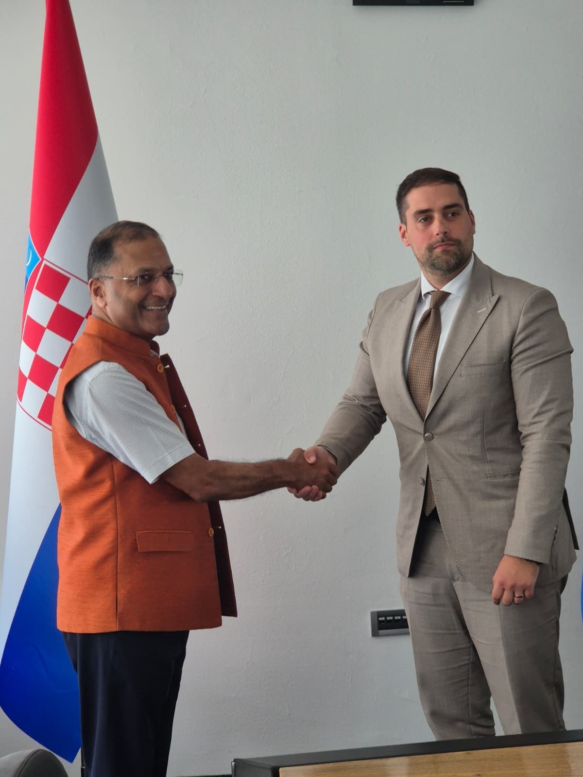 Ambassador of India to Croatia received by the State Secretary at the Ministry of Economy of the Republic of Croatia