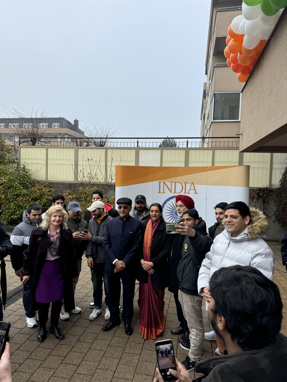 77th Republic Day of India was celebrated with full fervour and joy by Indians and Friends of India at the Chancery premises on 26 January 2026.