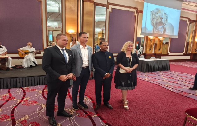 On 19th August, the Embassy of India in Croatia hosted a Reception in Zagreb to celebrate the 79th Independence Day of India. The event was attended by nearly 200 distinguished guests, including dignitaries from the Croatian Parliament, Ministries, and Institutions, members of the Diplomatic Corps, representatives of Croatia–India Friendship Societies, and members of the vibrant Indian community in Croatia.