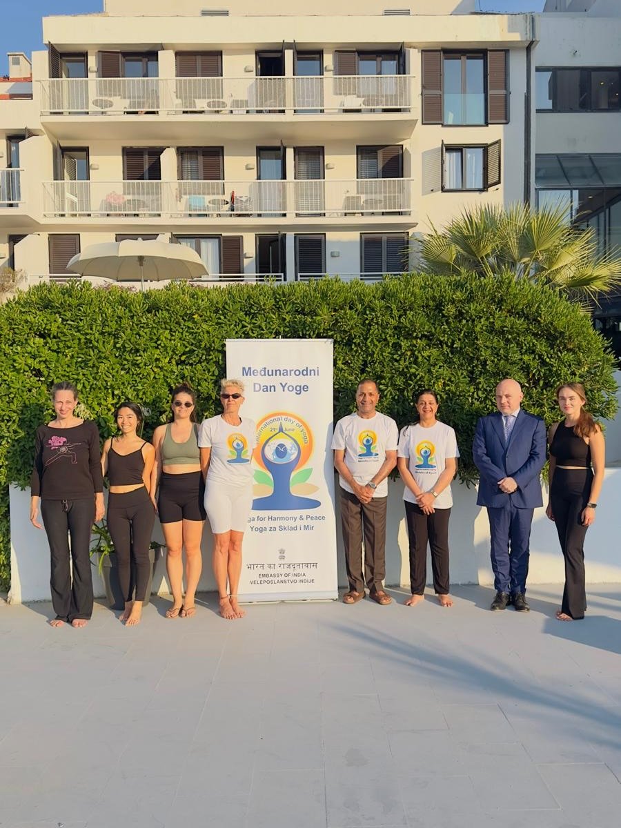 International Day of Yoga in Korčula