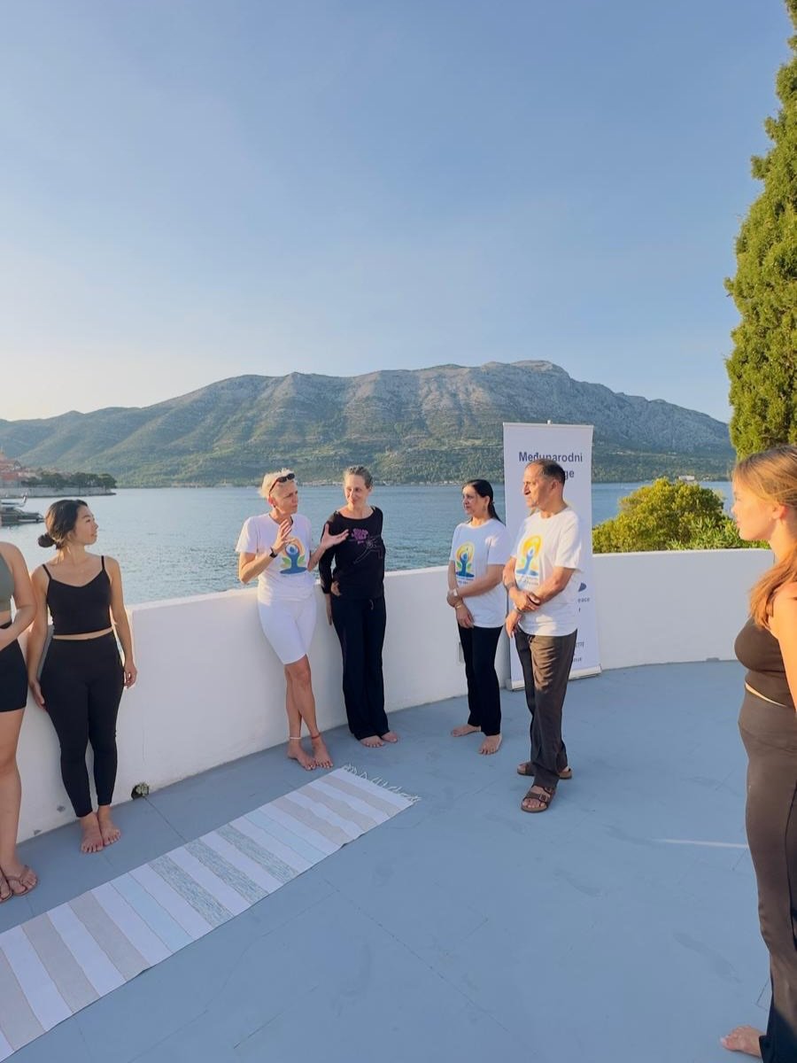 International Day of Yoga in Korčula