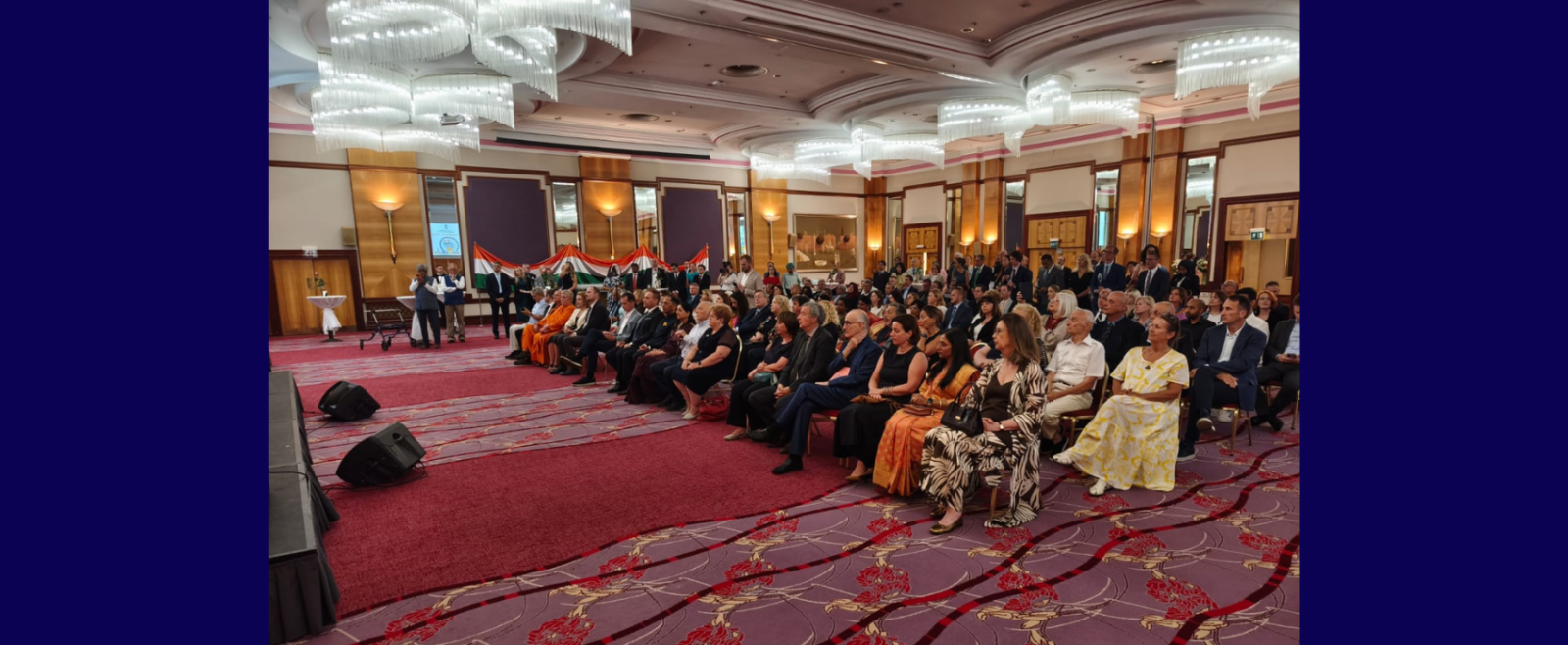 The Embassy of India in Croatia hosted a Reception in Zagreb to celebrate the 79th Independence Day of India. The event was attended by nearly 200 distinguished guests. The Embassy was honoured to welcome H.E. Mr. David Vlajcic, Deputy Prime Minister of Croatia and Minister of Agriculture, Forestry and Fisheries, as the Chief Guest.