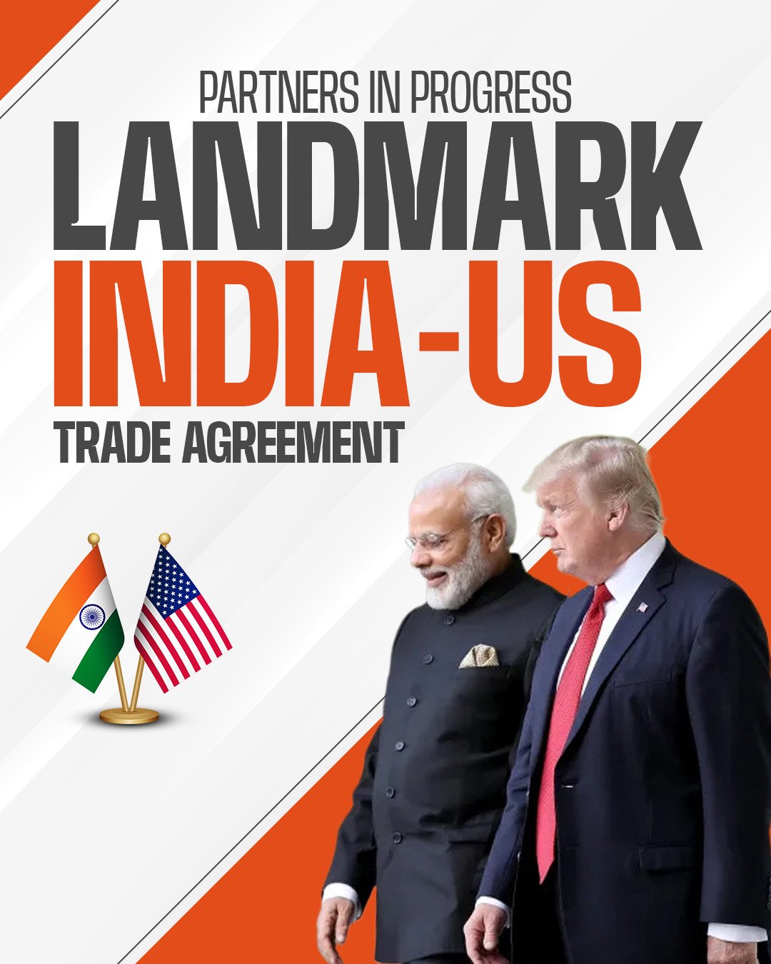 The landmark India-US trade deal reached by Prime Minister Narendra Modi and US President Donald Trump gives a major boost to Indian exports, with our labour-intensive sectors set for big gains.  With investments and collaboration in technology and innovation, this deal opens up new avenues and positions India as a trusted global manufacturing and innovation partner.