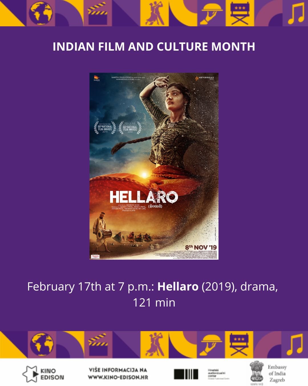 Month of Indian Film & Culture at Kino Edison!