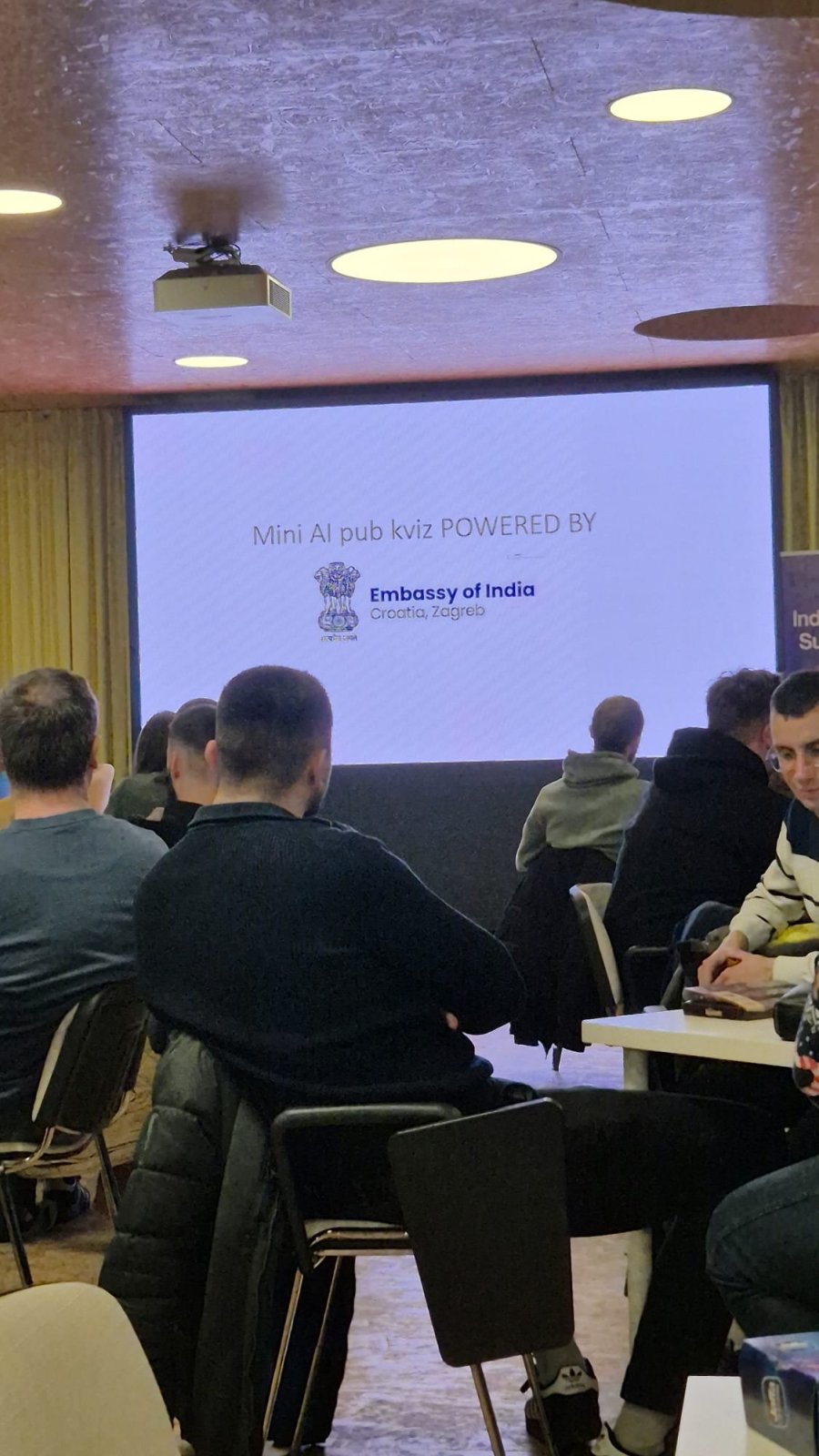 H.E. Mr. Arun Goel, Ambassador of India to Croatia, met with Mr. Jadranko Miklec, who has recently returned from India, where he was honoured with a prestigious award for his outstanding contribution to the promotion and development of yoga, personally conferred by the Hon’ble Prime Minister of India, Shri Narendra Modi. The Ambassador congratulated Mr. Miklec on this remarkable achievement. The meeting provided an opportunity to exchange experiences and insights, discuss future plans, and explore opportunities for cooperation in promoting yoga and cultural exchange, including an upcoming collaboration on yoga session for the diplomatic corps in Croatia.