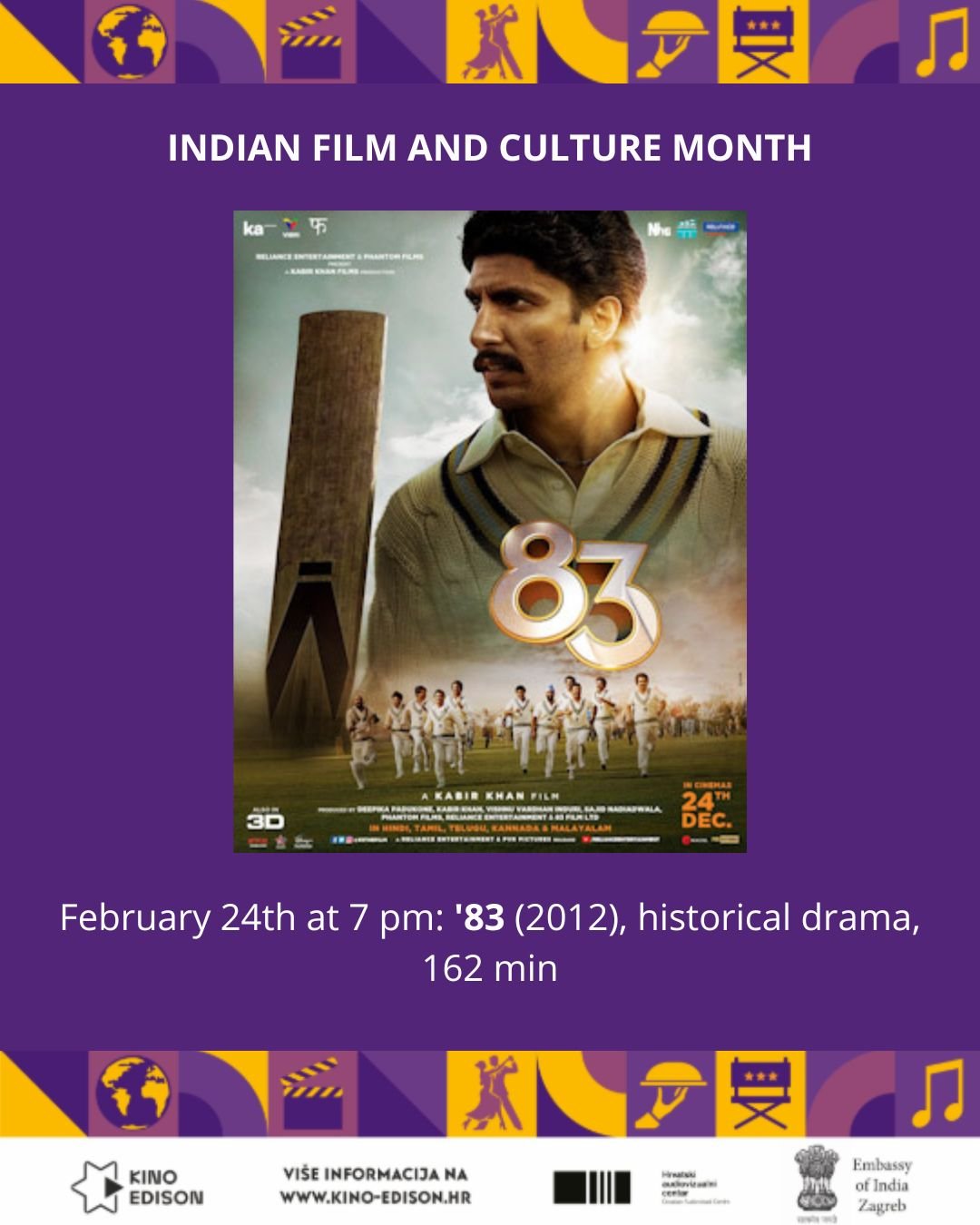 Month of Indian Film & Culture at Kino Edison!