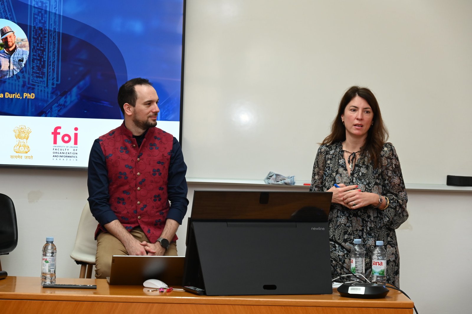 Thematic Session on AI and India - Opportunities for Collaboration including discussion on EU-India FTA The Faculty of Organization and Informatics (UNIZG FOI) in Varaždin hosted a dynamic thematic session and panel discussion titled “Thematic Session on AI & India – Opportunities for Collaboration” along with discussions on recently concluded India-EU FTA. The event was organised in cooperation with the Embassy of India in Zagreb, bringing together students, researchers, industry experts, academics, and public sector representatives.