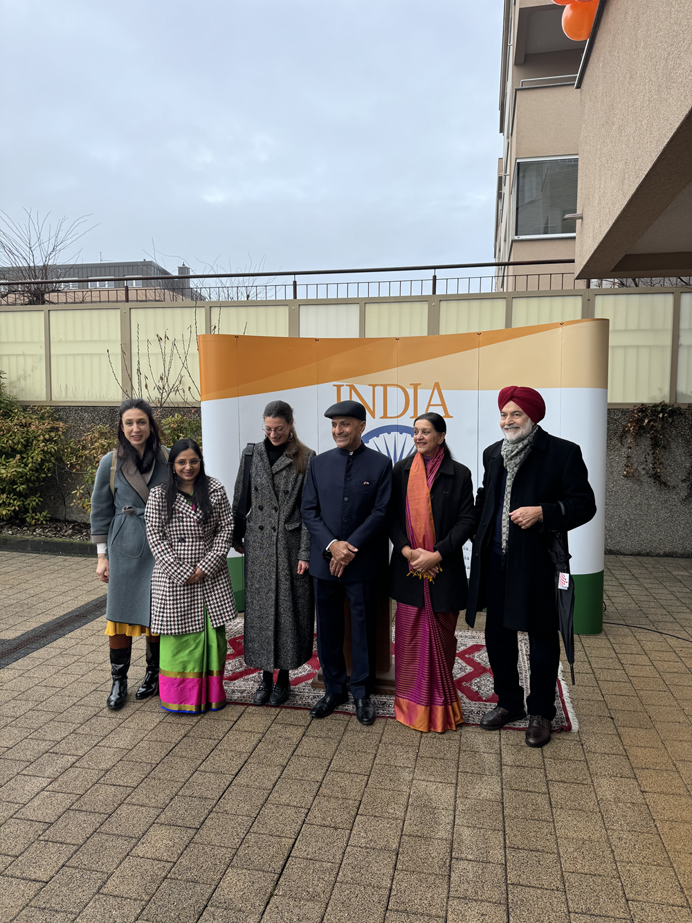 77th Republic Day of India was celebrated with full fervour and joy by Indians and Friends of India at the Chancery premises on 26 January 2026.