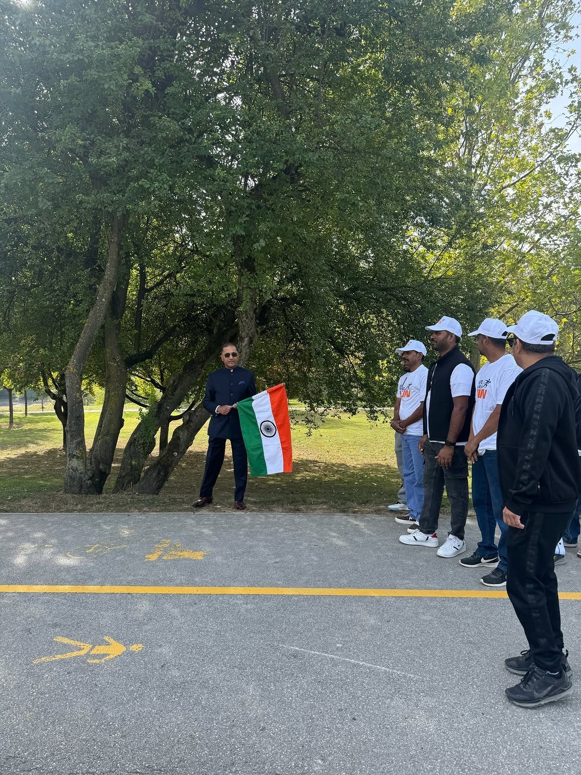 Viksit Bharat Run 2026 at Bundek Park, Zagreb,