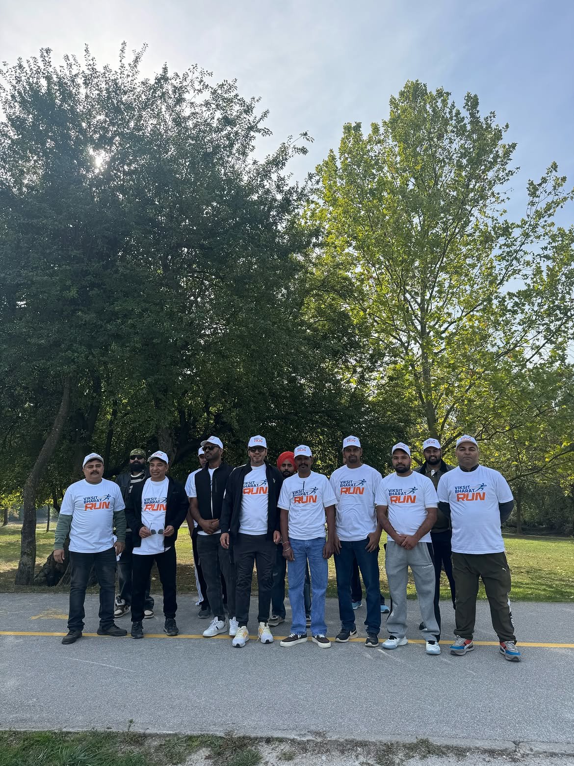 Viksit Bharat Run 2026 at Bundek Park, Zagreb,