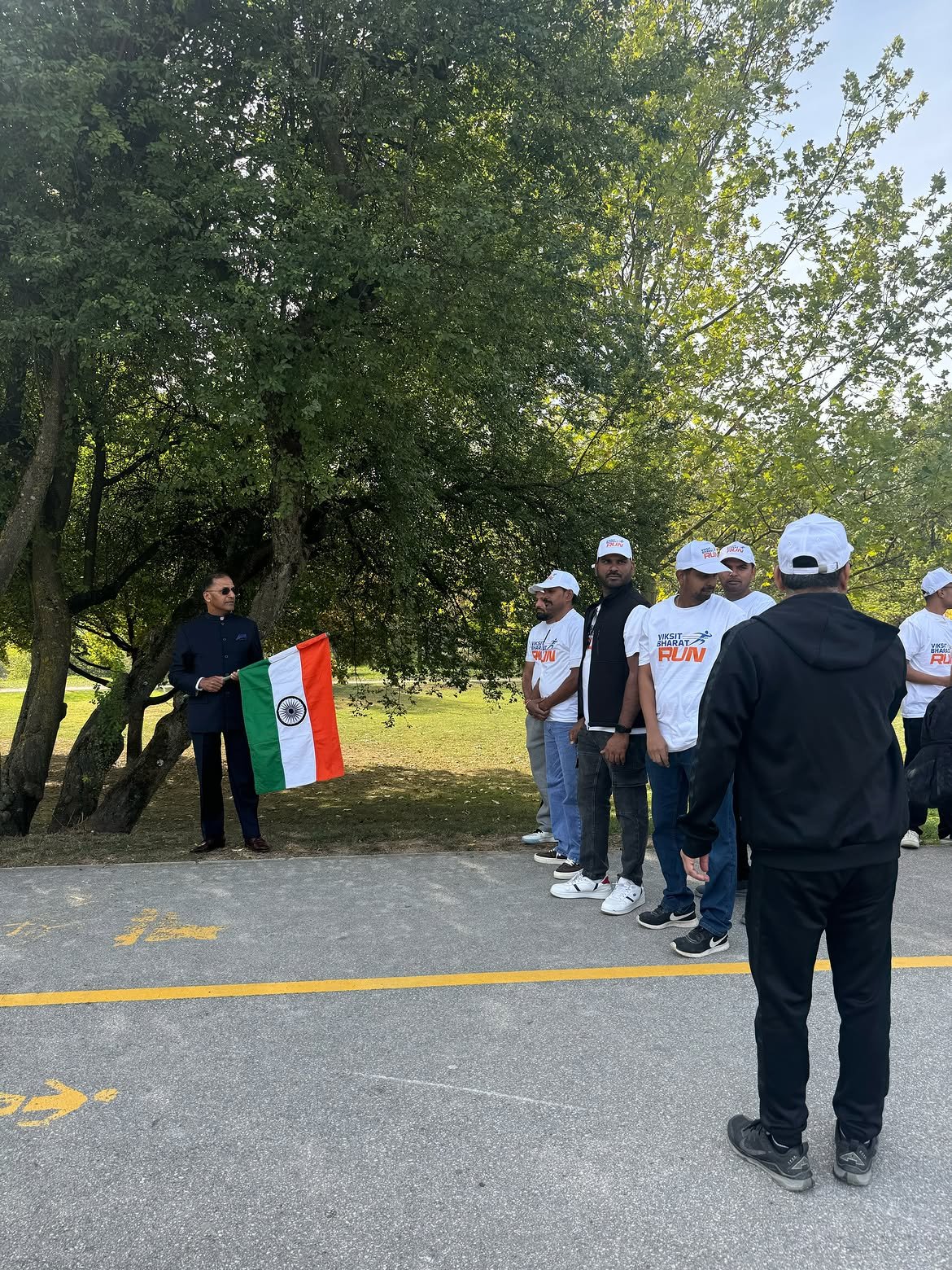 Viksit Bharat Run 2026 at Bundek Park, Zagreb,