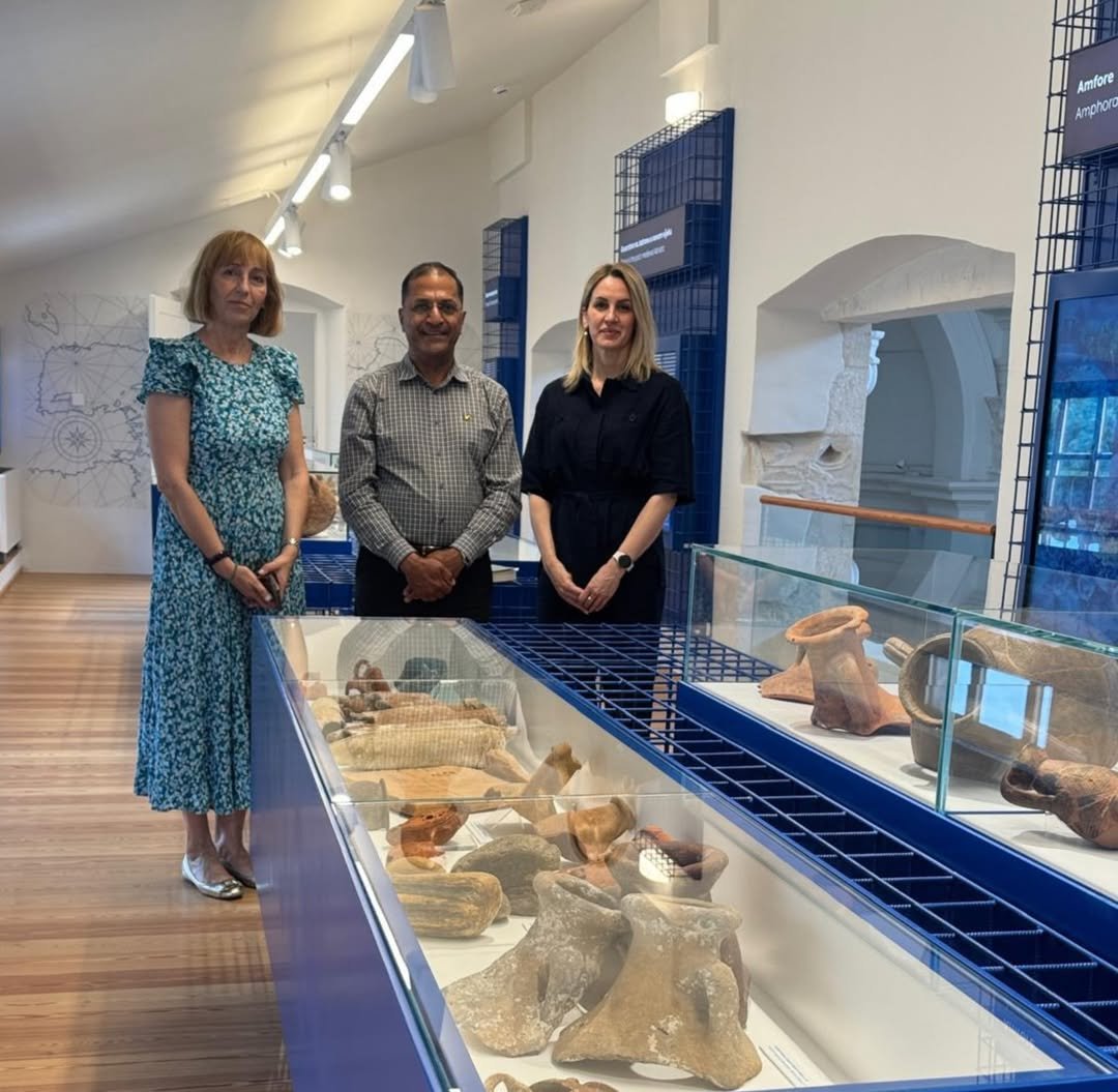 Ambassador’s visit to the International Centre for Underwater Archaeology