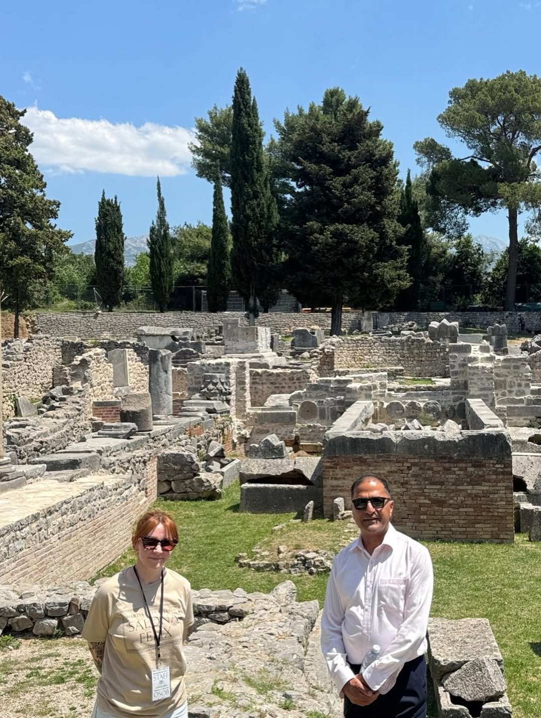 Ambassador’s visit to the former capital of the Roman province of Dalmatia.