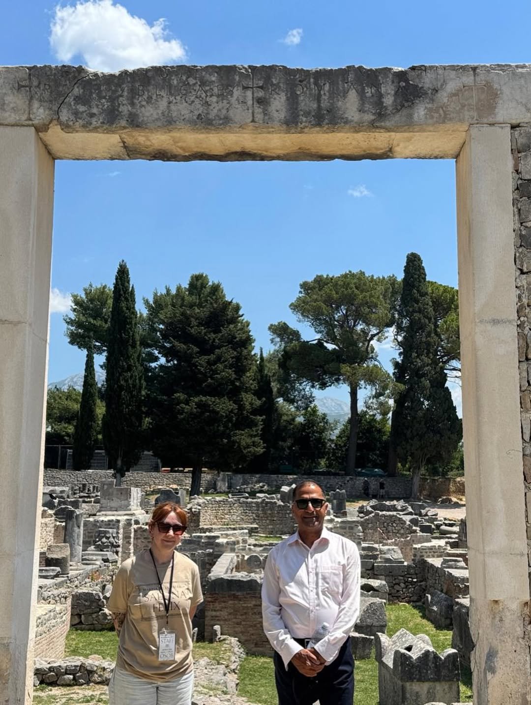 Ambassador’s visit to the former capital of the Roman province of Dalmatia.
