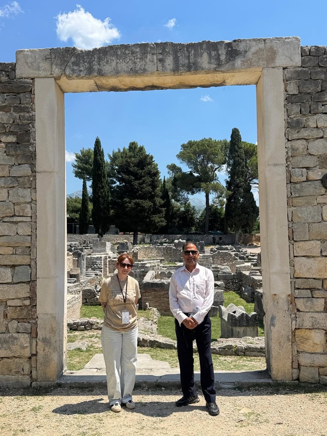 Ambassador’s visit to the former capital of the Roman province of Dalmatia.