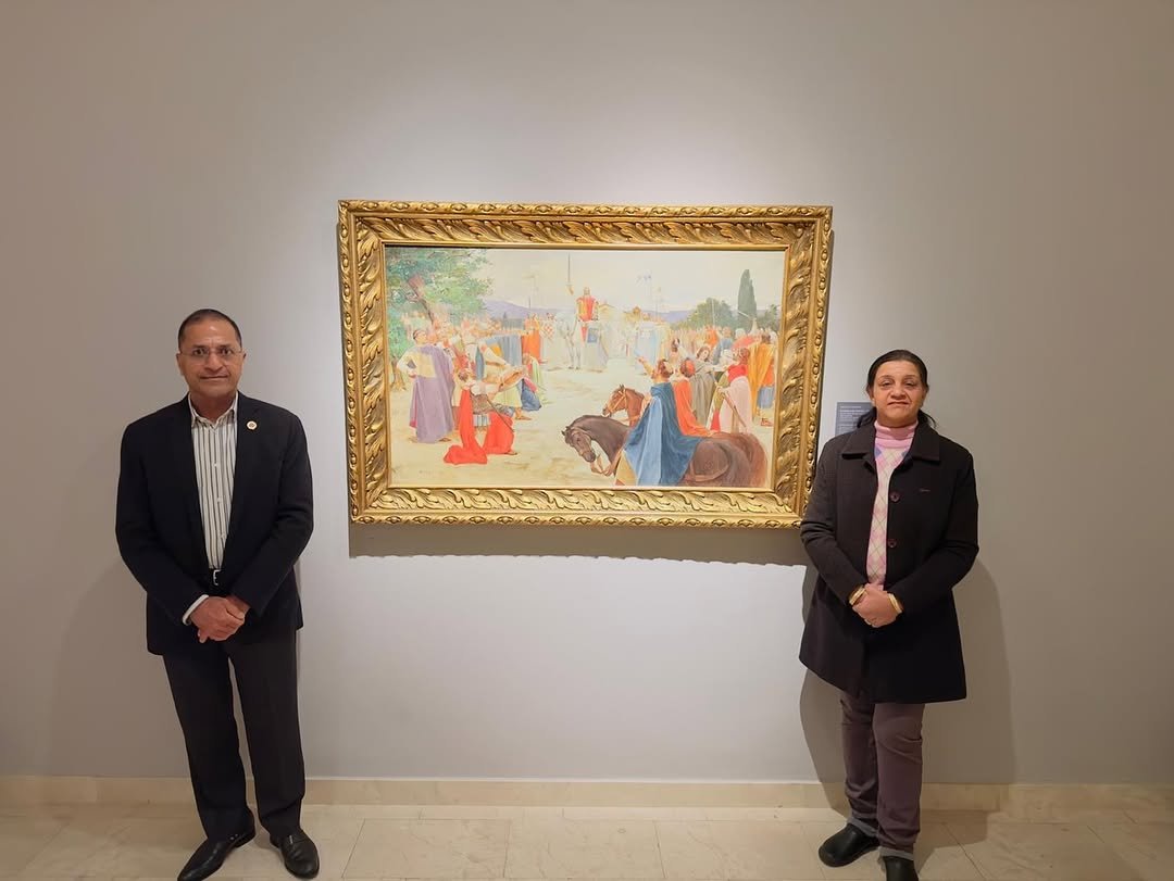 His Excellency Arun Goel, Ambassador of India to Croatia, visited the Klovićevi Dvori Gallery in Zagreb and the exhibition “1100 Years of the Kingdom of Croatia,” which presents Croatia’s rich history, cultural heritage, and statehood tradition. The visit offered an opportunity to explore key historical moments and remarkable works of art that reflect the identity and legacy of the Croatian people.