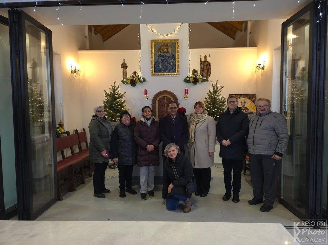 Ambassador Arun Goel visited the spiritual and religious complex Podravski Jeruzalem in Čepelovac on the 3rd December, 2025. His host in Podravski Jeruzalem was the parish priest Ivica Gladoić. The Ambassador particularly stopped at the station depicting India and in front of the painting of Our Lady of Calvary.