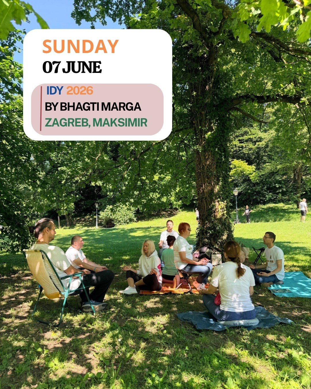 Peaceful mantra walk and OM Chanting session in Maksimir Park