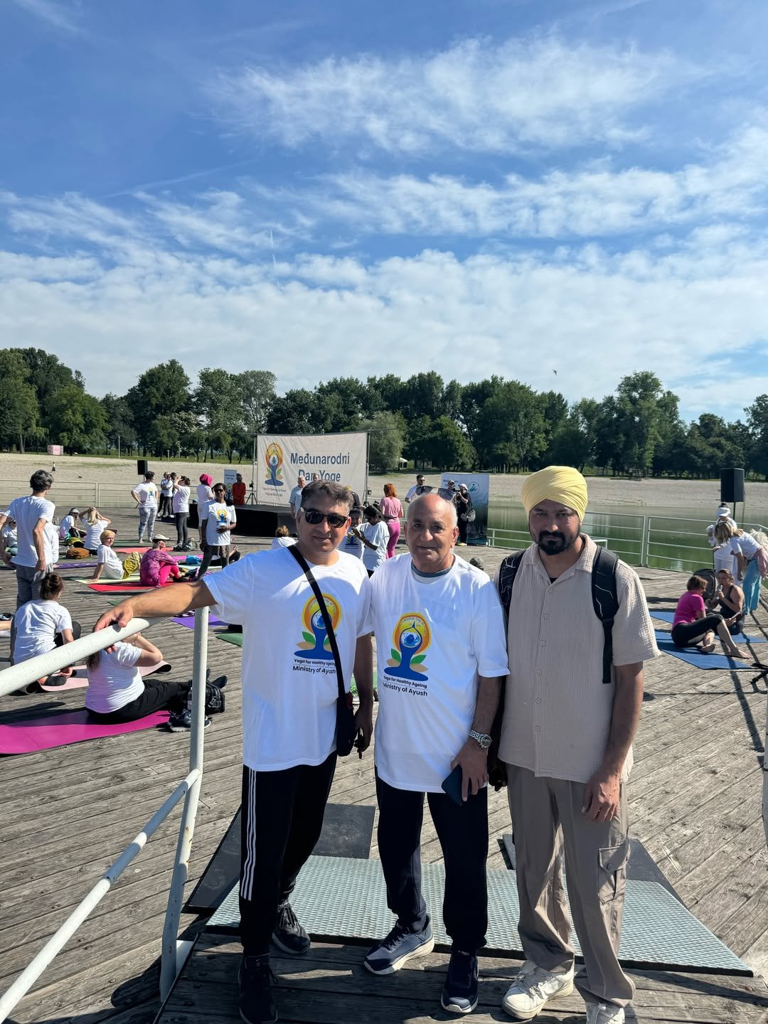 International Day of Yoga 2026 Celebrated at Bundek, Zagreb