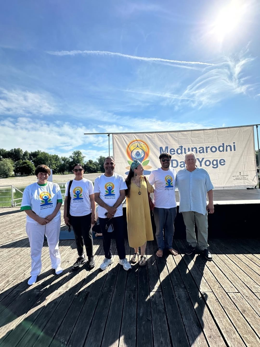 International Day of Yoga 2026 Celebrated at Bundek, Zagreb