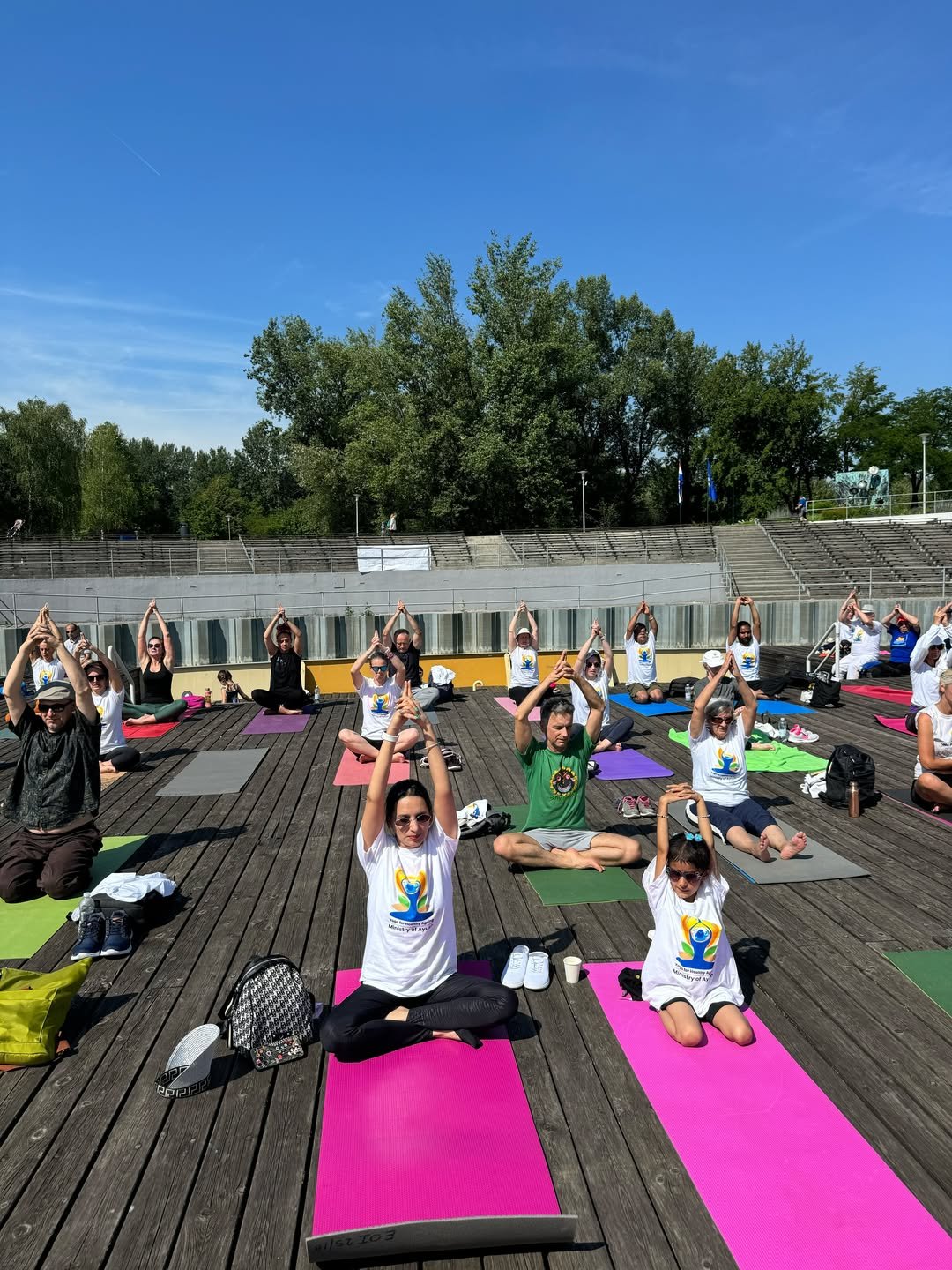 International Day of Yoga 2026 Celebrated at Bundek, Zagreb