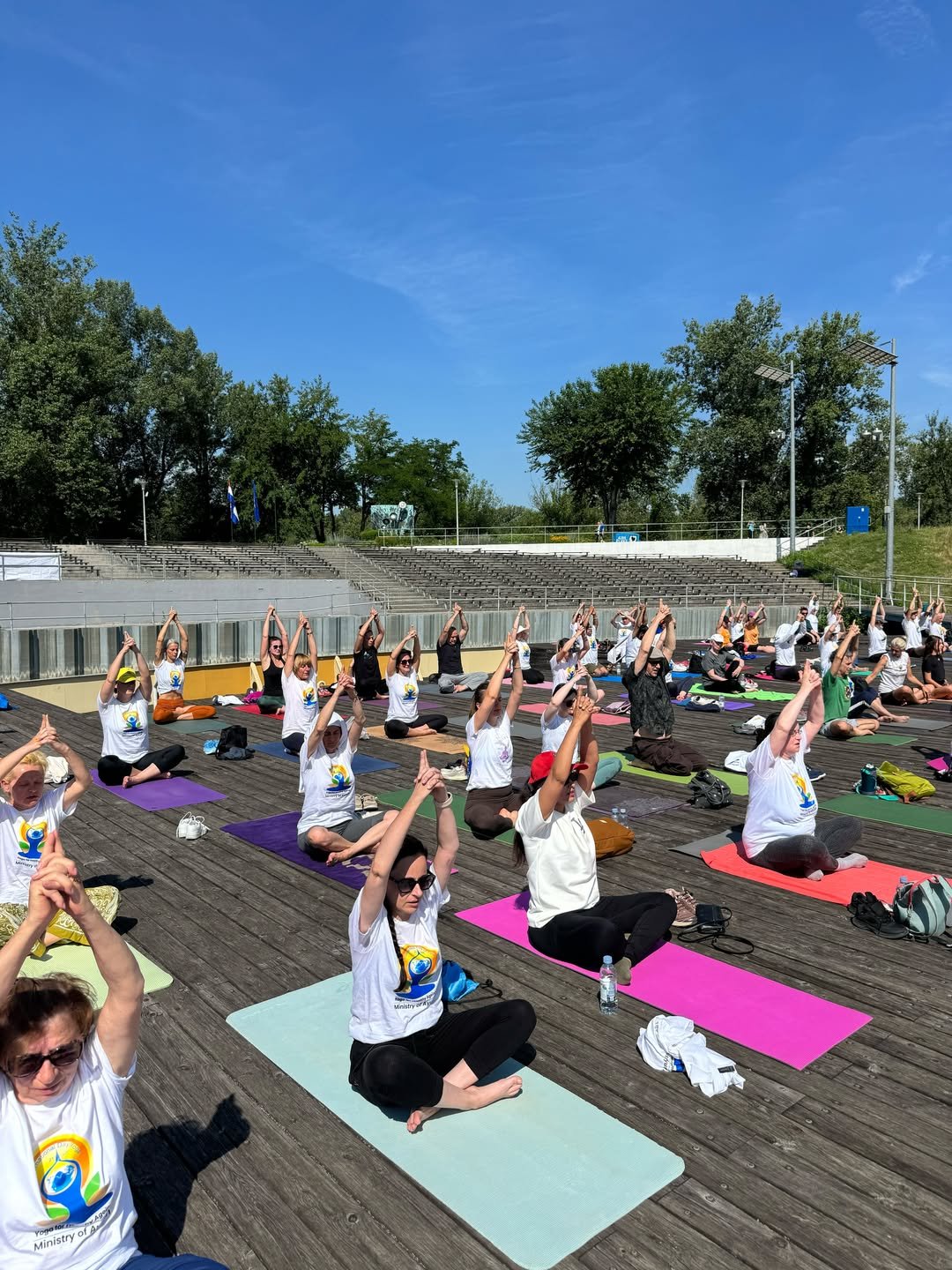 International Day of Yoga 2026 Celebrated at Bundek, Zagreb