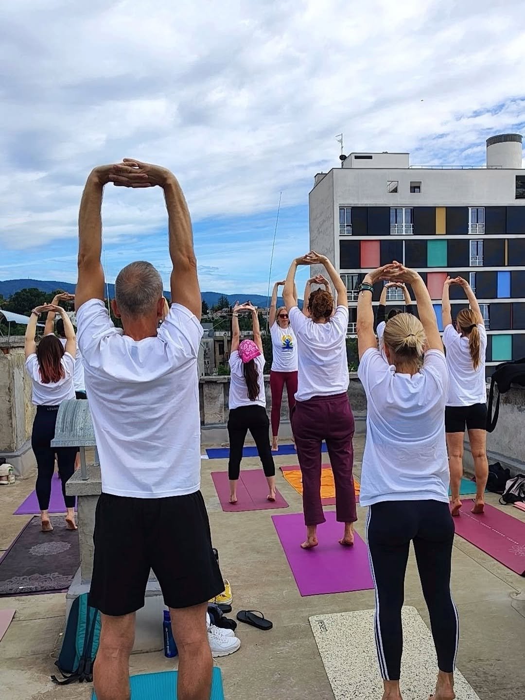 Special rooftop yoga session in the heart of Zagreb