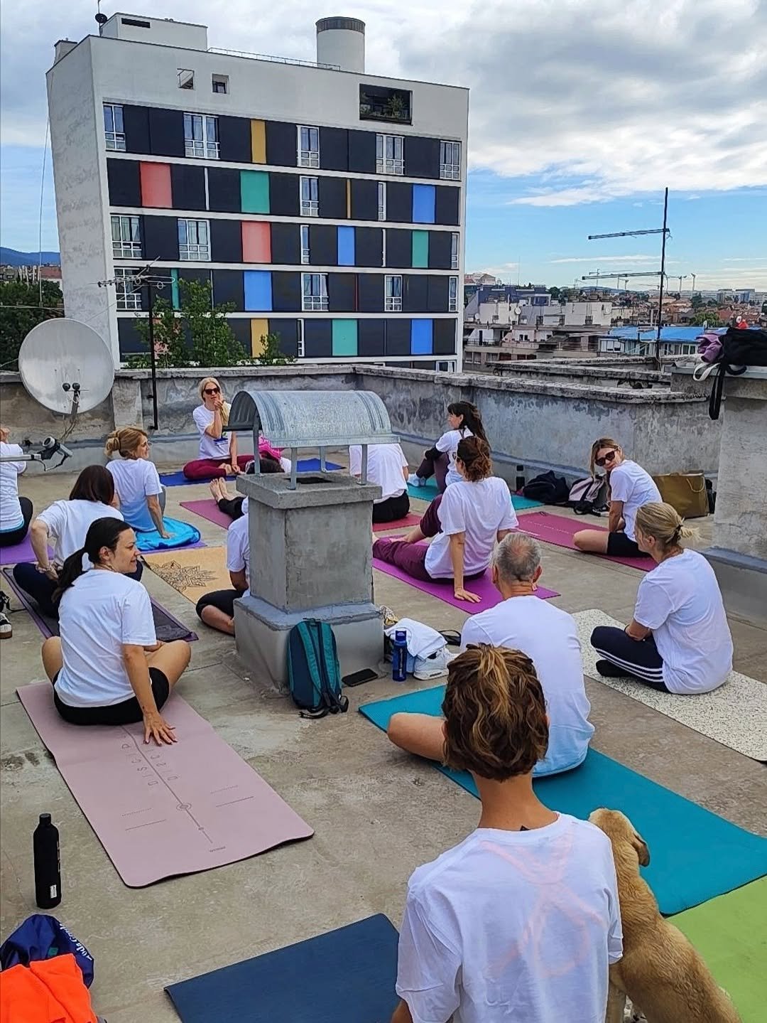 Special rooftop yoga session in the heart of Zagreb