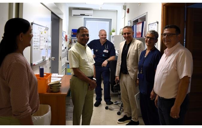 The Ambassador was warmly received  by the Director of Thalassotherapia Opatija