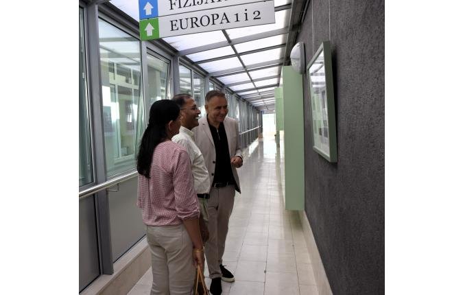 The Ambassador was warmly received  by the Director of Thalassotherapia Opatija
