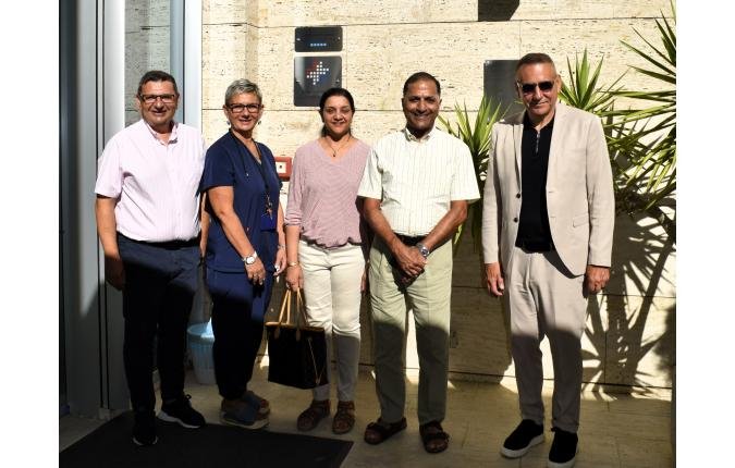 The Ambassador was warmly received  by the Director of Thalassotherapia Opatija