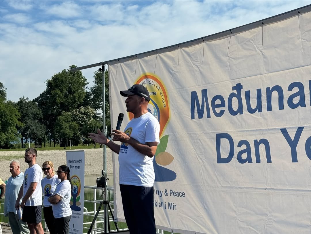 International Day of Yoga 2026 Celebrated at Bundek, Zagreb