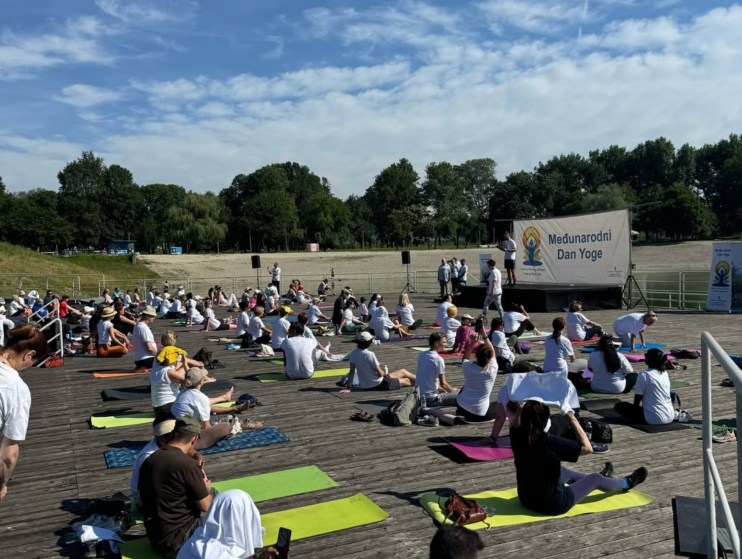 International Day of Yoga 2026 Celebrated at Bundek, Zagreb