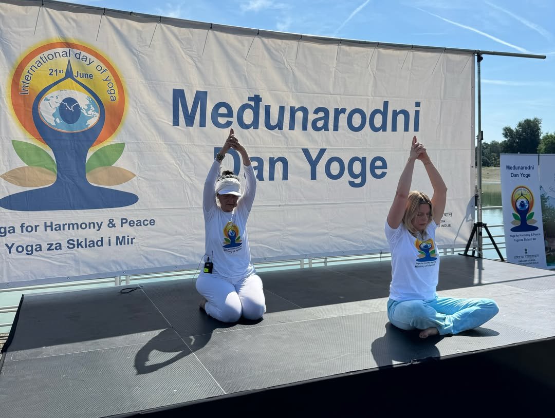 International Day of Yoga 2026 Celebrated at Bundek, Zagreb