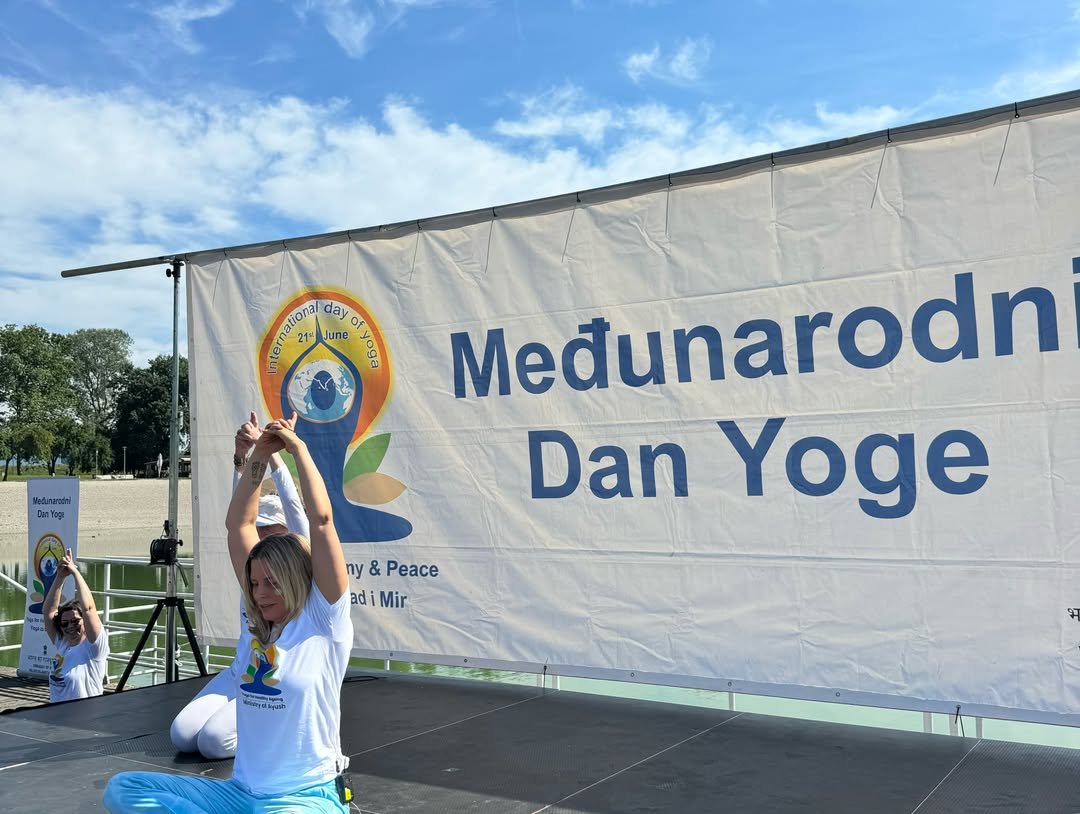 International Day of Yoga 2026 Celebrated at Bundek, Zagreb