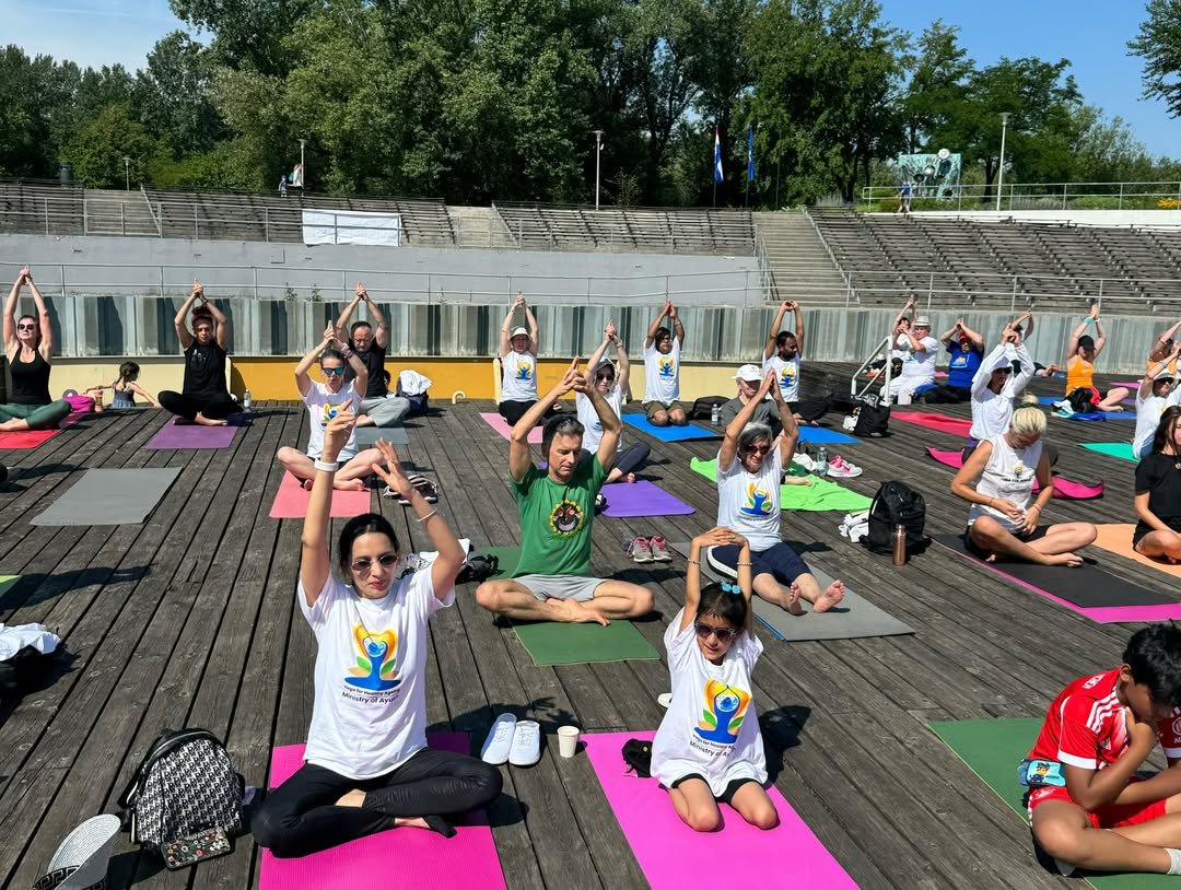 International Day of Yoga 2026 Celebrated at Bundek, Zagreb