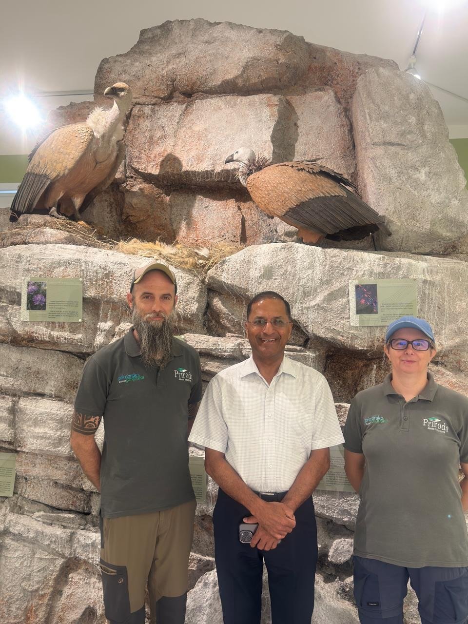 Ambassador of India to Croatia, visited the Beli Visitor Centre on the island of Cres