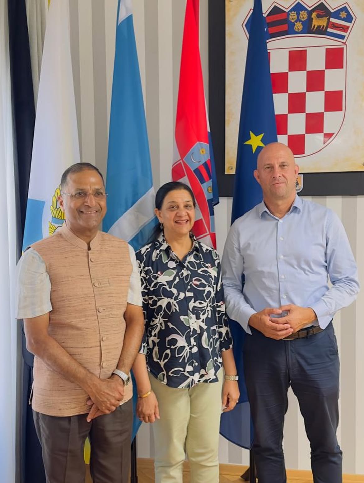 Ambassador meeting with Mayor of Rab, Mr. Nikola Grgurić