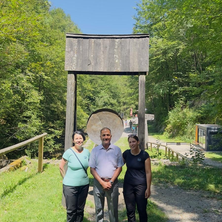 H.E. Mr. Arun Goel visited the breathtaking Kamačnik Canyon