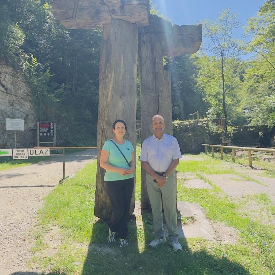 H.E. Mr. Arun Goel visited the breathtaking Kamačnik Canyon