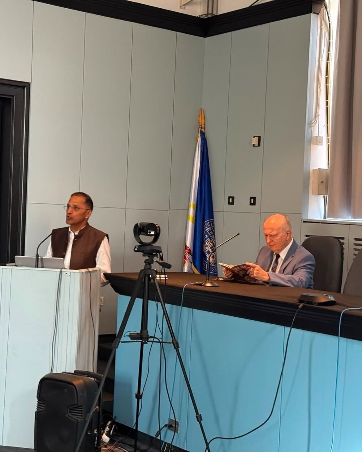 H.E. Mr. Arun Goel delivered the opening address at the 11th Dubrovnik International Conference on the Sanskrit Epics and Purāṇas