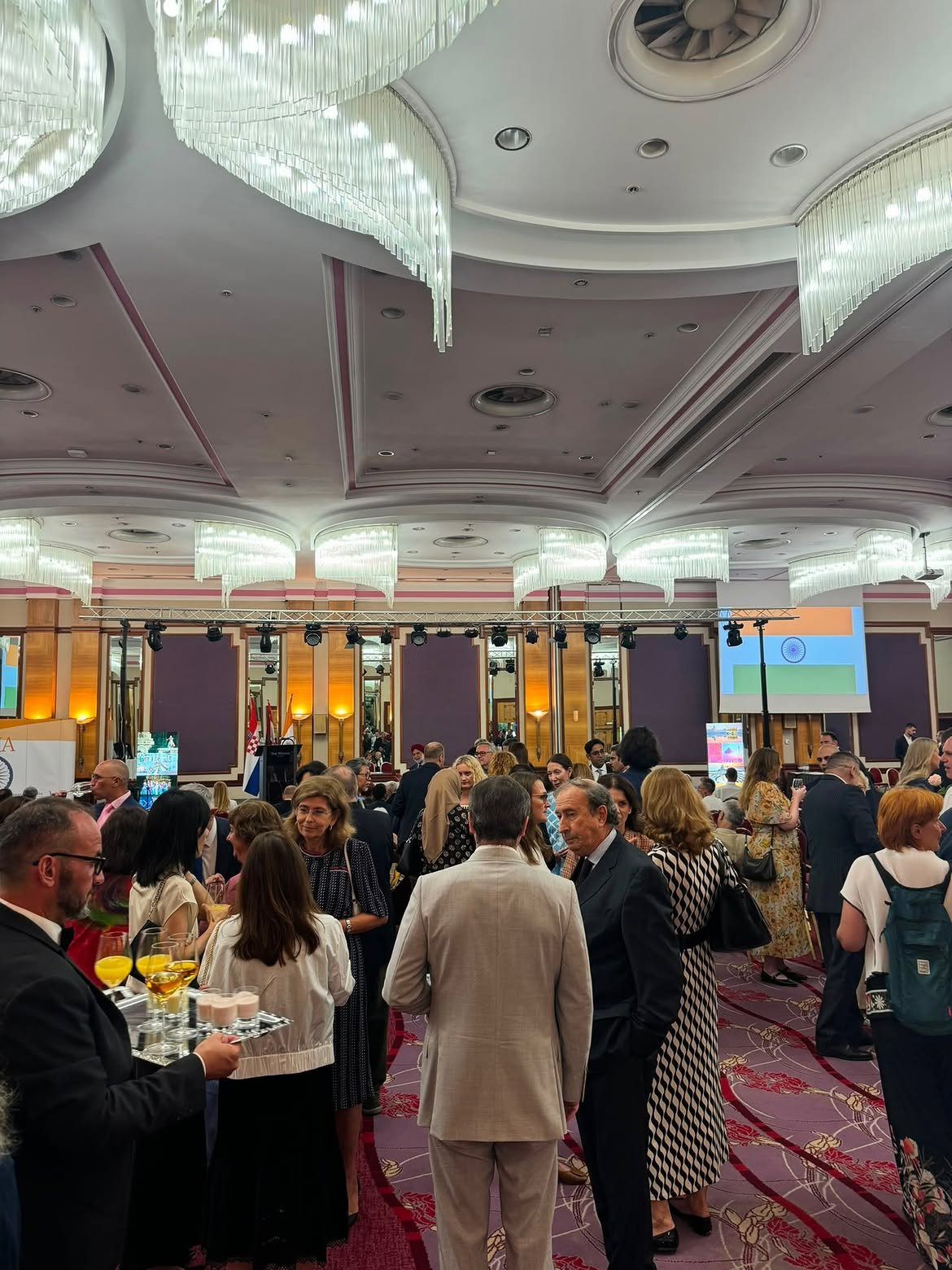 Embassy of India in Croatia hosted a Reception in Zagreb to celebrate the 80th Independence Day of India