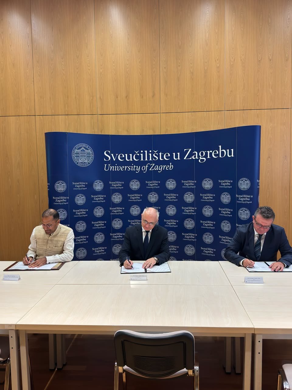 A Memorandum of Understanding (MoU) was formally signed on 23 June 2026 at the premises of the University of Zagreb, marking a significant step in academic and cultural cooperation between India and Croatia.