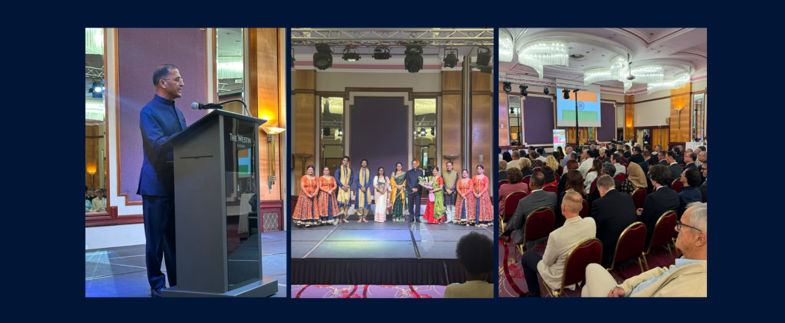 The Embassy of India in Croatia hosted a Reception in Zagreb to celebrate the 80th Independence Day of India