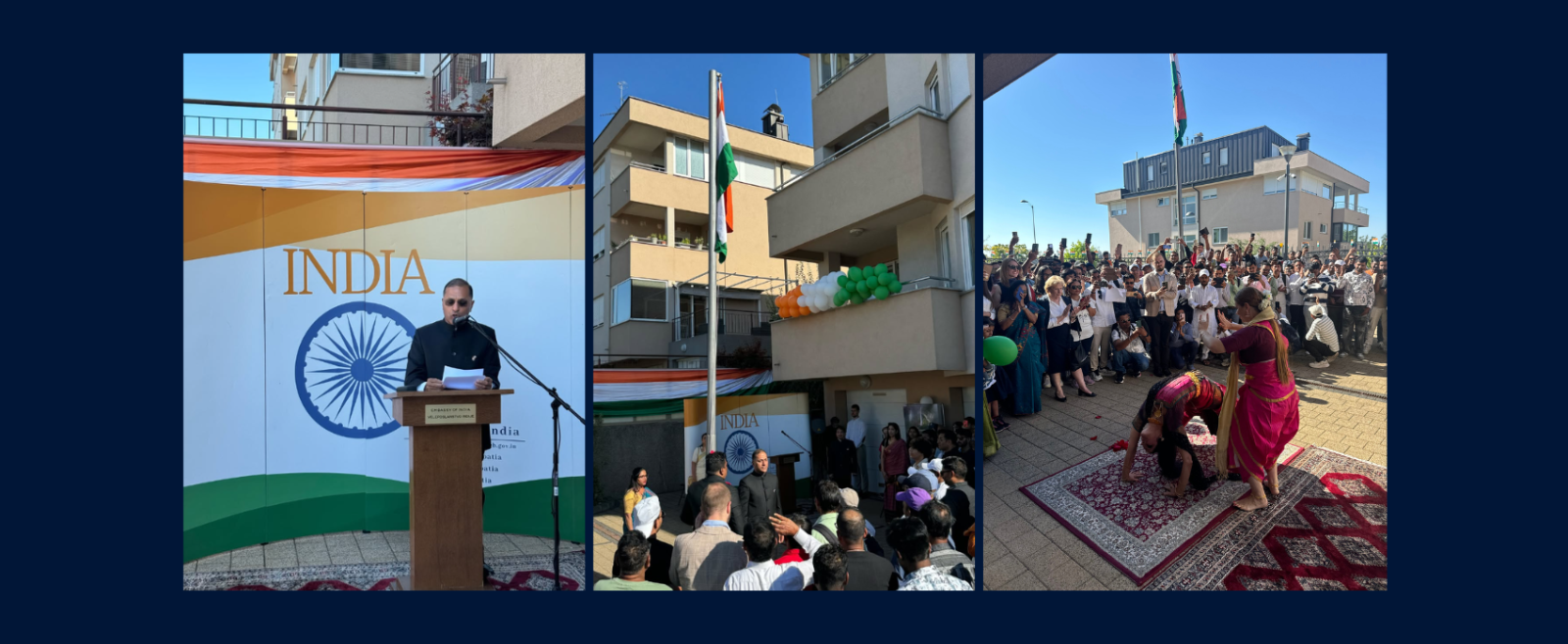 The Embassy of India, Zagreb celebrated the 80th Independence Day of India on 15 August at the Embassy premises