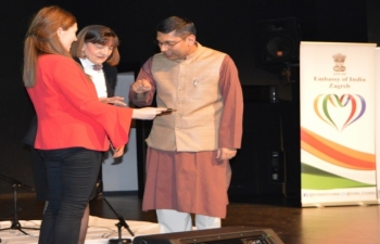 Inauguration of Festival of India in Zagreb, Croatia (25 Feb 2019).