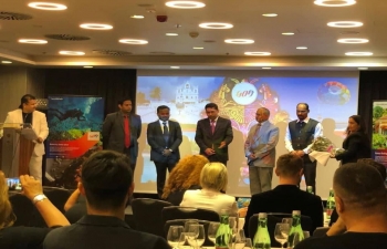 Ambassador Arindam Bagchi attended the Goa Evening in Zagreb where the beautiful beaches, hills, delicious cuisine and vibrant nightlife of Goa were presented to Croatia on 31 May 2019