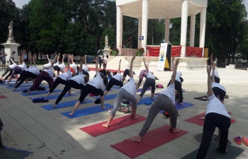 International Day of Yoga in Bjelovar on 16 June 2019